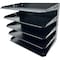 Huron Horizontal Slots Desk Organizer HURHASZ0161 - alternate 1